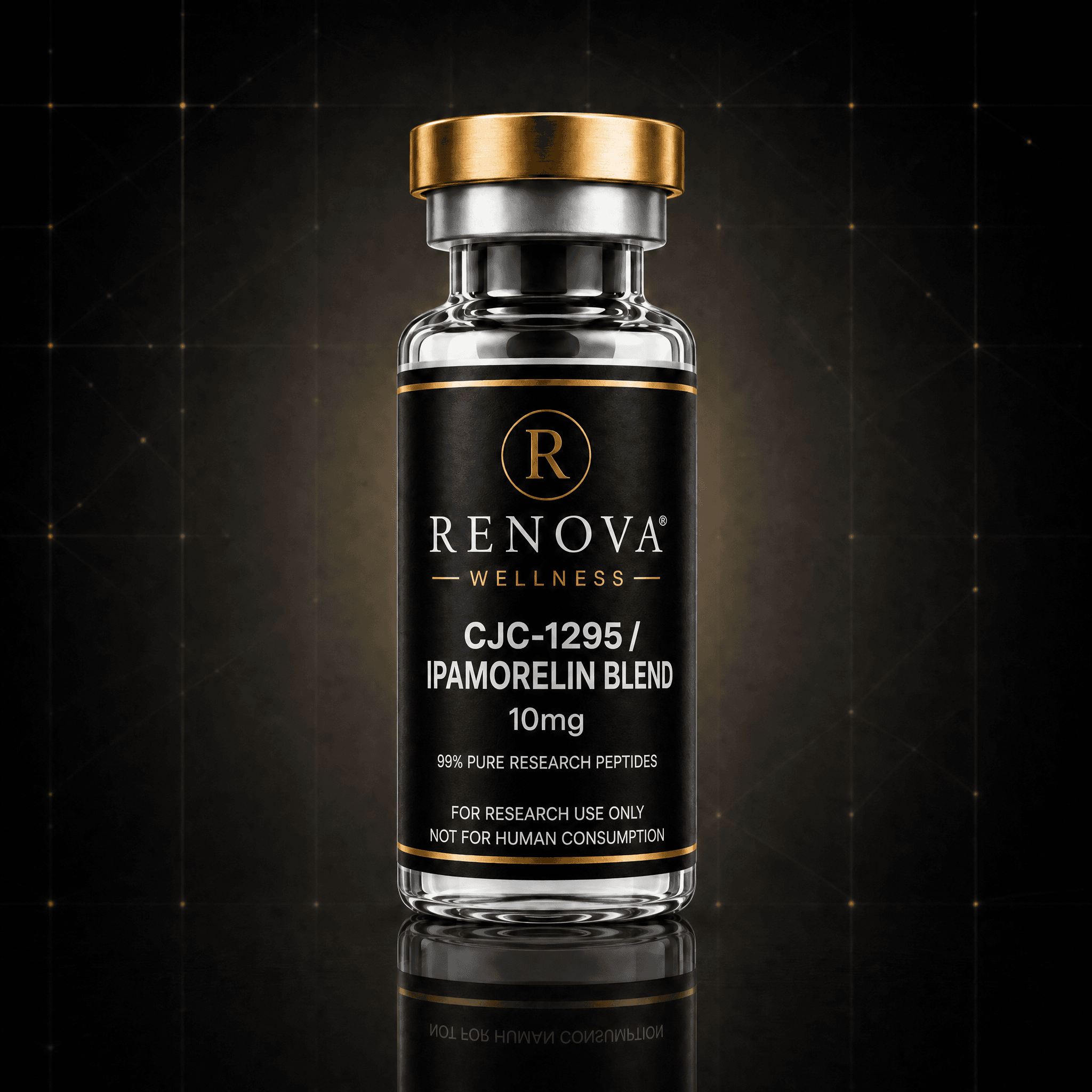CJC-1295 / Ipamorelin Blend research vial — Renova Wellness