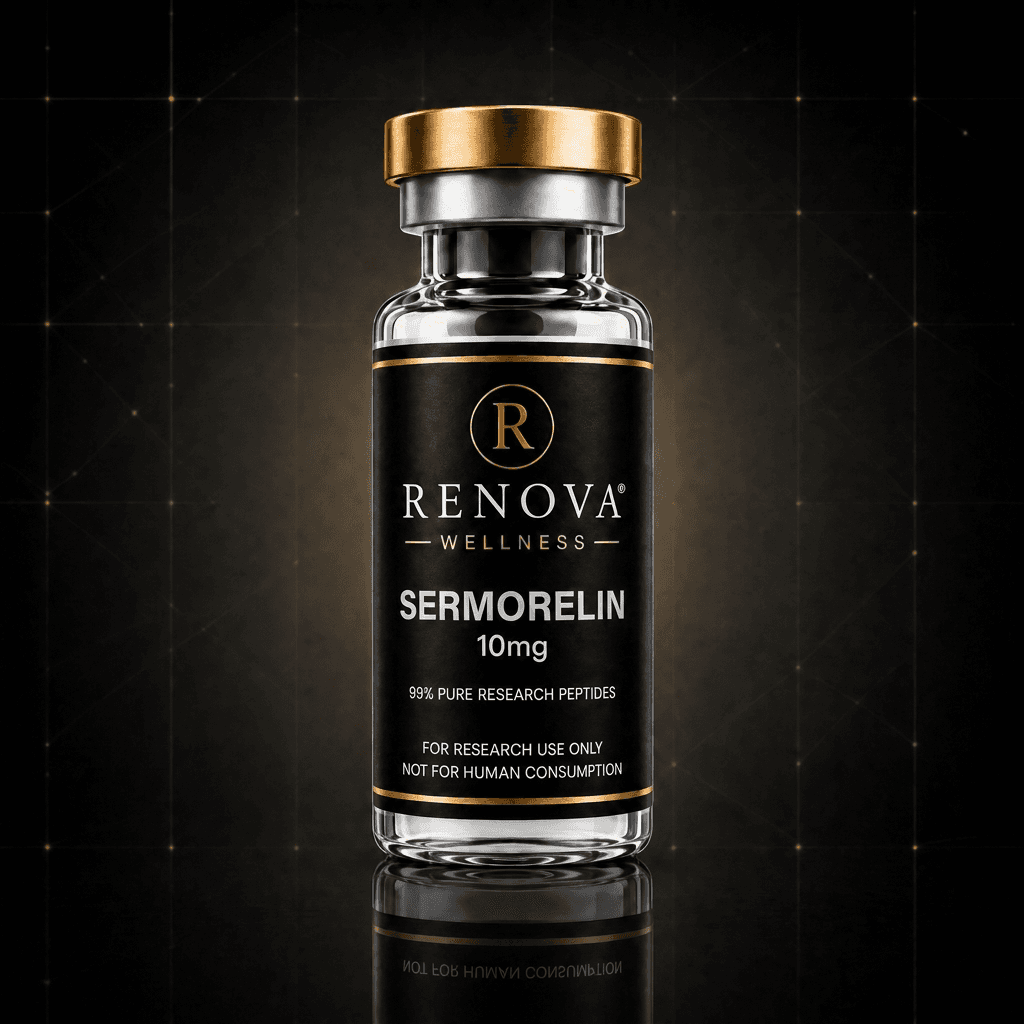 Sermorelin research vial — Renova Wellness